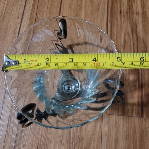 Glass candle holder - Picture 4 of 7